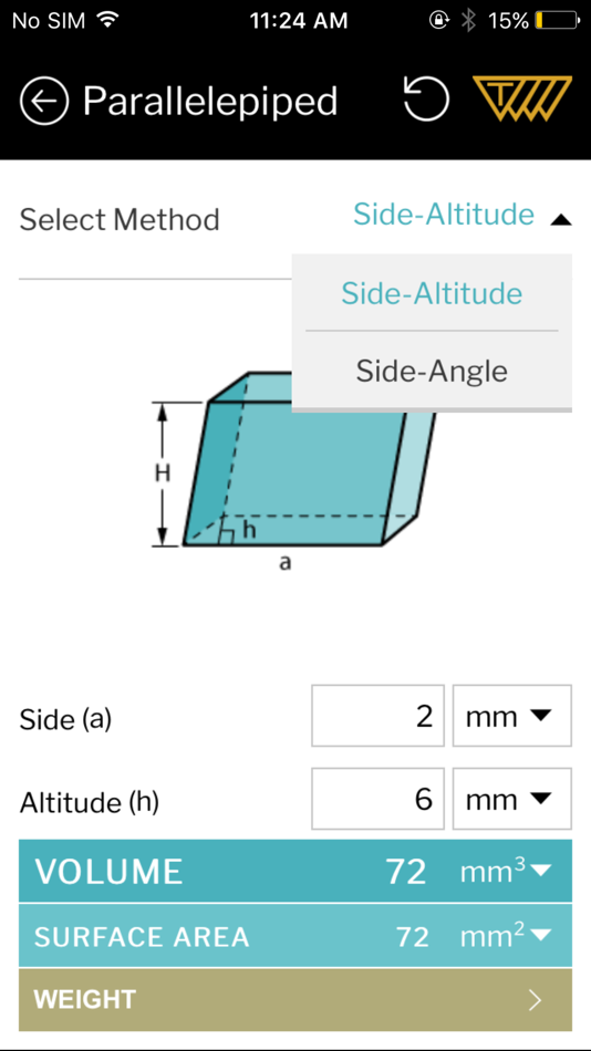 #3. Area Volume Calculator (iOS) Podle: Trelleborg Sealing Solutions