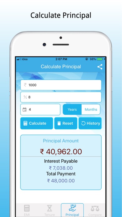 How to cancel & delete EMI - Loan Calculator from iphone & ipad 4