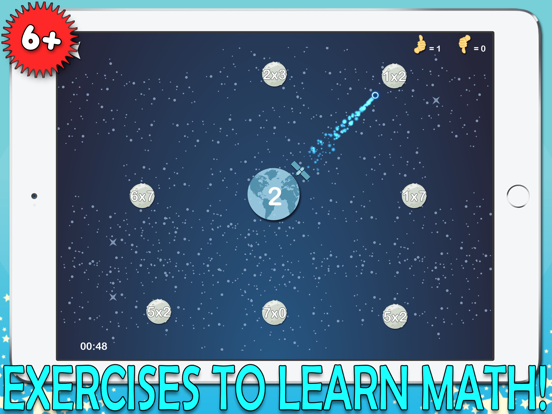 Screenshot #6 pour Multiplications Asteroids HD