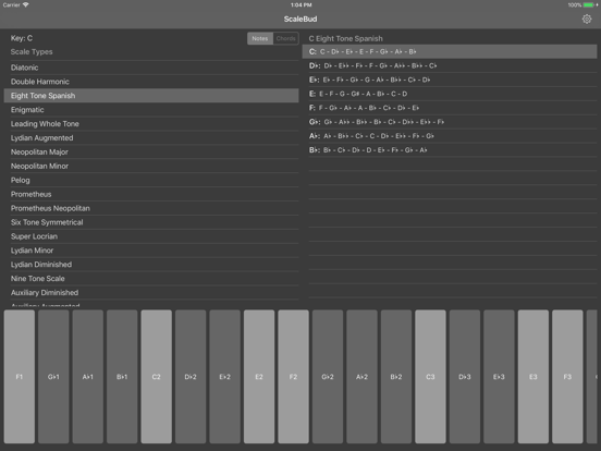 Screenshot #5 pour ScaleBud - AUv3 MIDI Keyboard