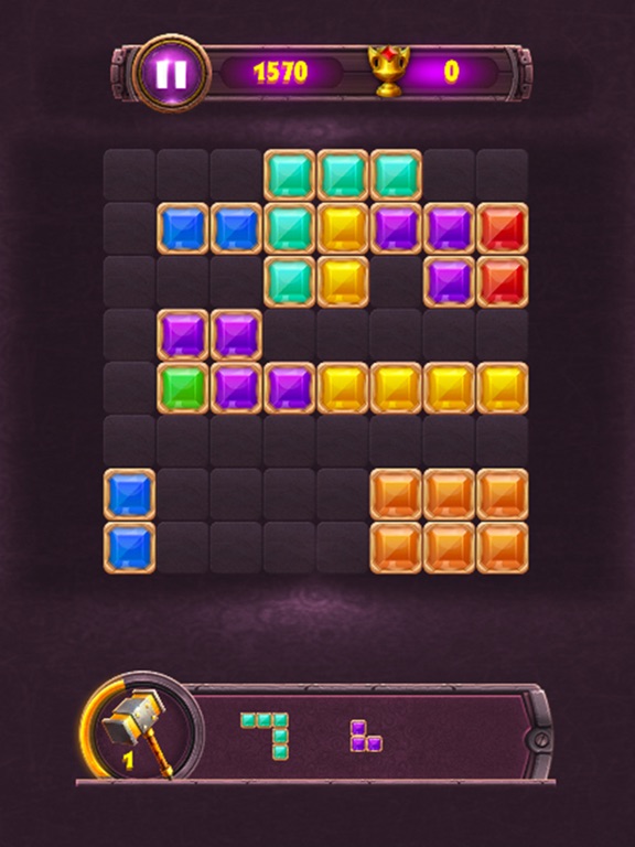 Jewel block puzzle game screenshot 4