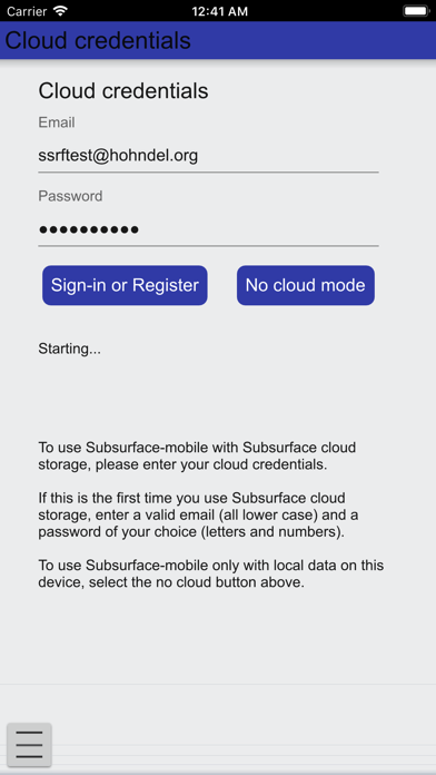 Subsurface-mobile Screenshot