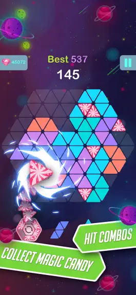 Game screenshot Triangle Candy - Block Puzzle apk