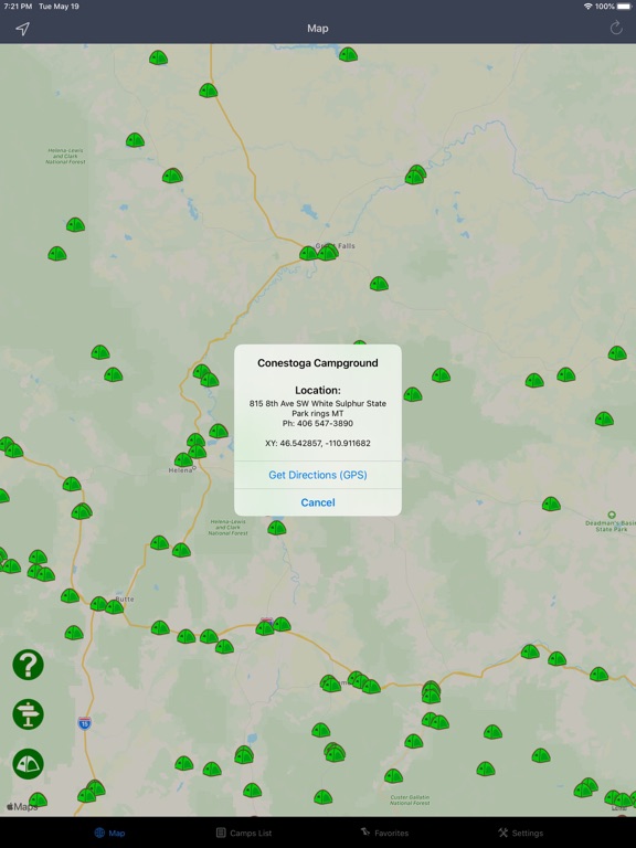 Screenshot #5 pour Montana – Camping & RV spots