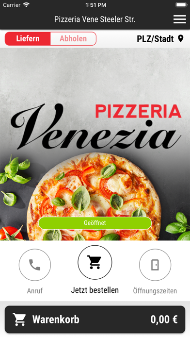 Screenshot #1 pour Pizzeria Venezia Steeler Str