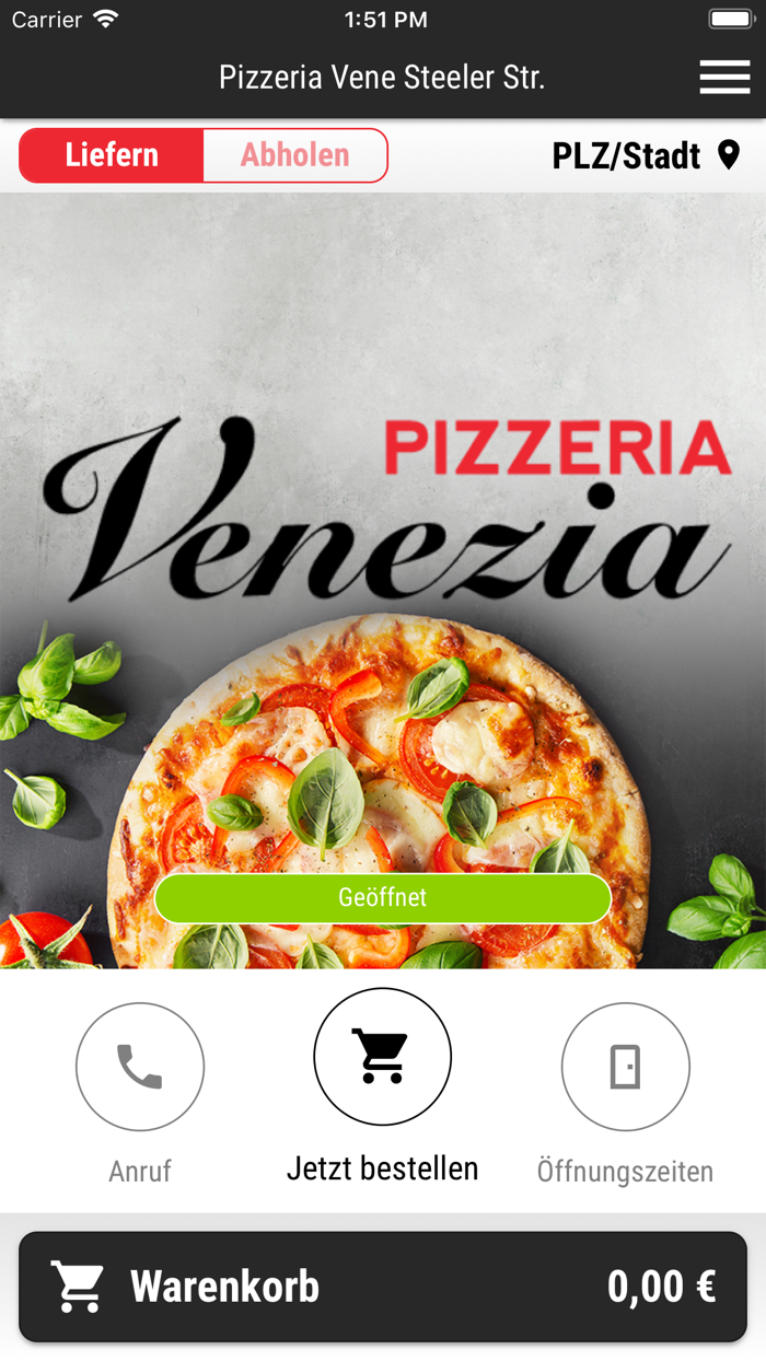 Pizzeria Venezia Steeler Str