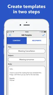 email templates iphone screenshot 2