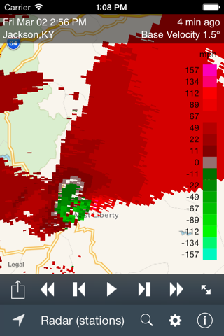 Dual Radar US - NOAA Weather Radar, Warnings and Forecasts Weather