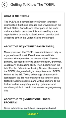 Game screenshot Essential Words for the TOEFL apk