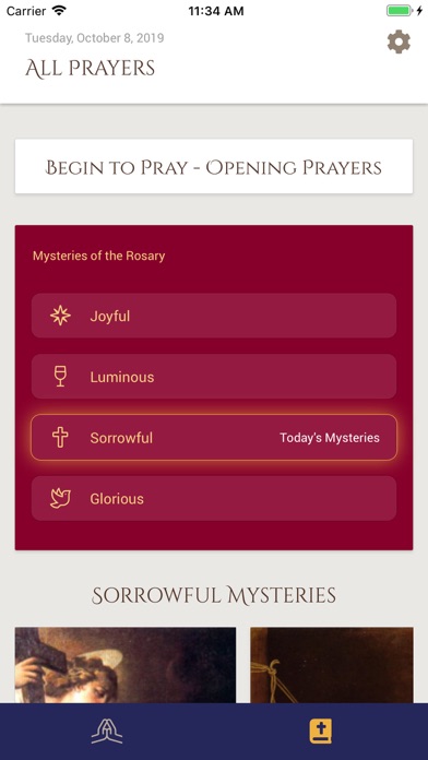 Contemplative Rosary Screenshot