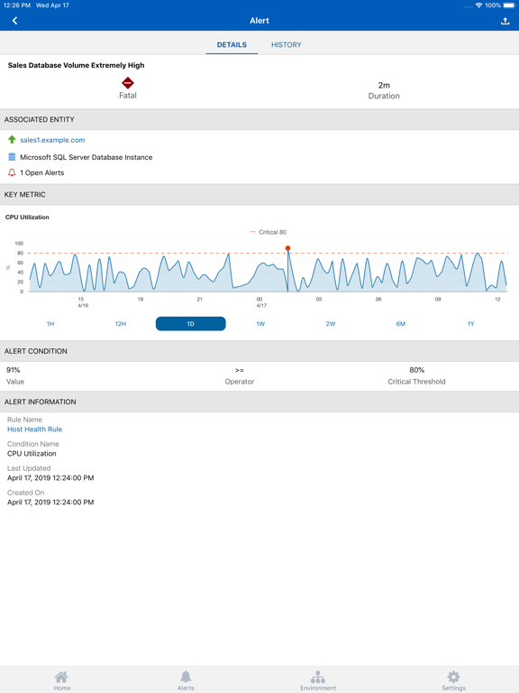 Oracle Management Cloud Mobile screenshot 3