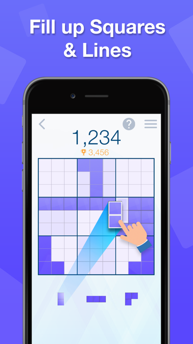 NINES! Purple Block Puzzle Screenshot