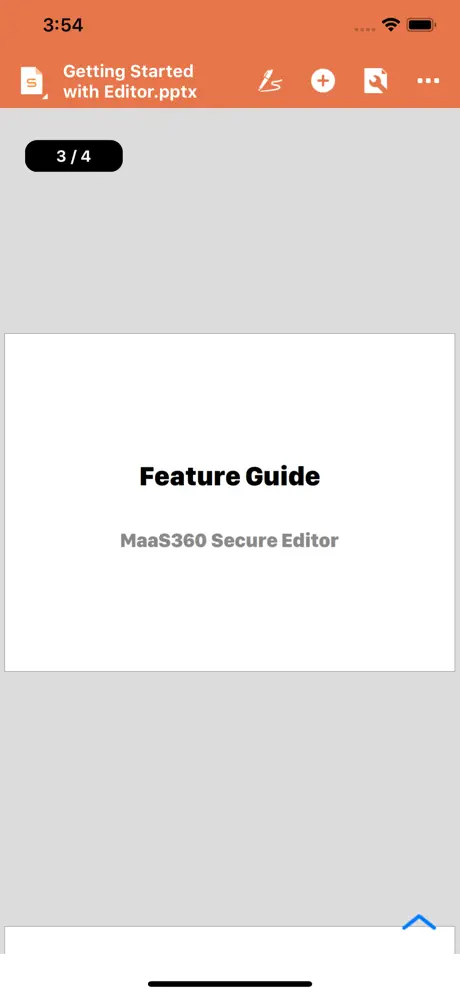 MaaS360 Secure Editor