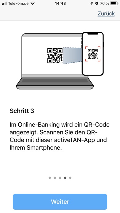 Sperrer-activeTAN Screenshot
