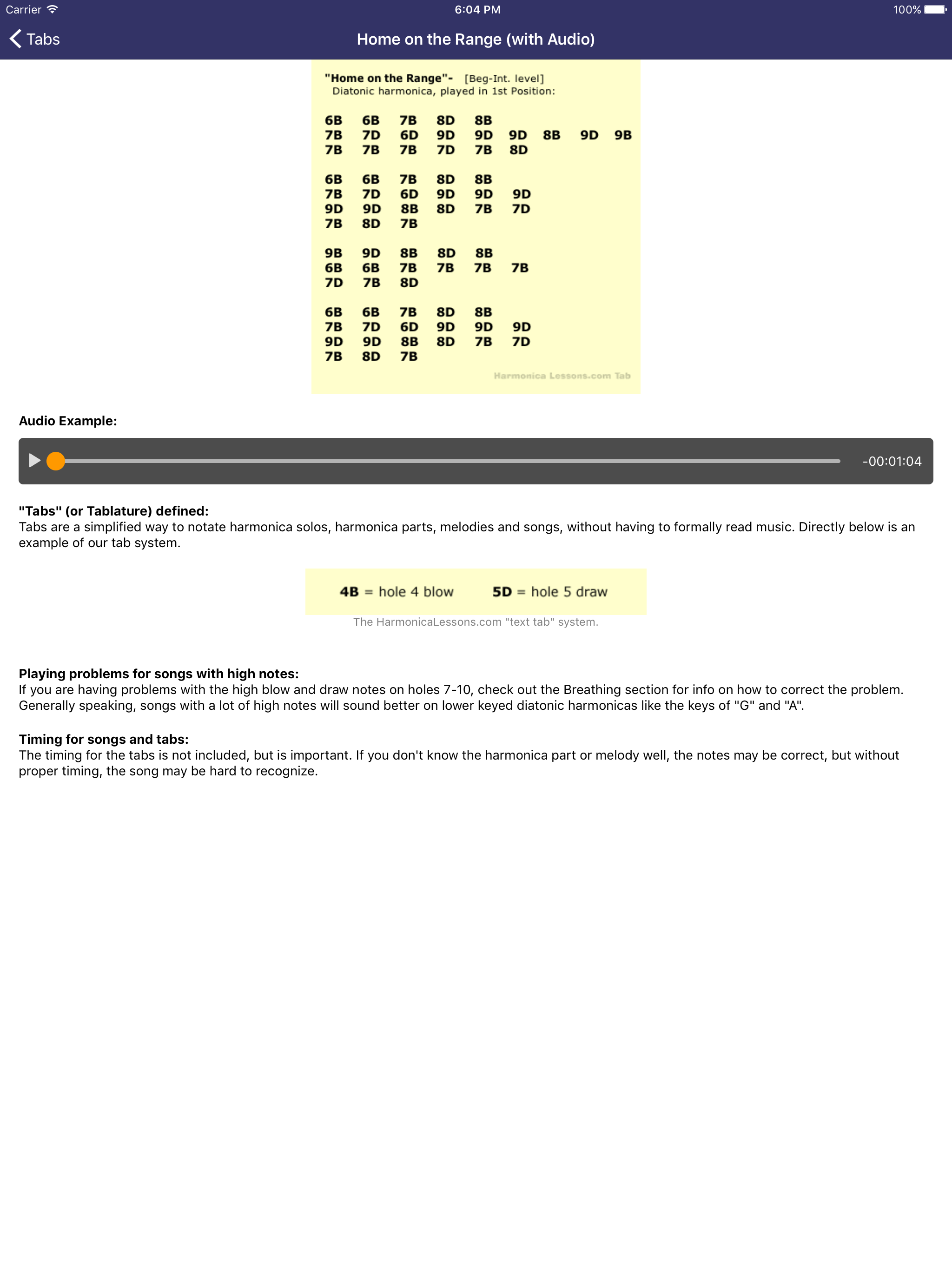 Harmonica Beginner Lessons screenshot 8