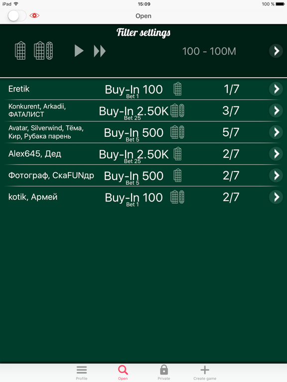 Roulette Online game iPad screenshot