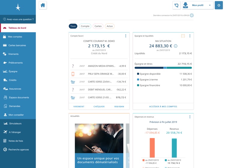 Banque Rhône-Alpes pour iPad