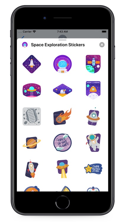 Space Exploration Stickers
