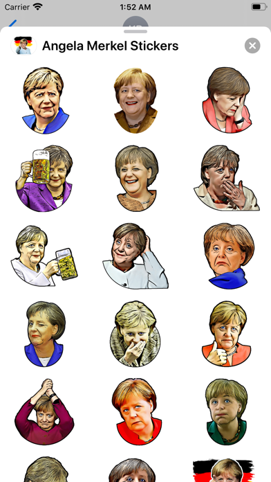 Angela Merkel Stickers Pack screenshot 2