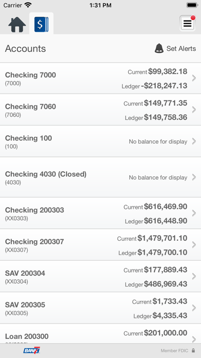 Bank7 Business Mobiliti Screenshot