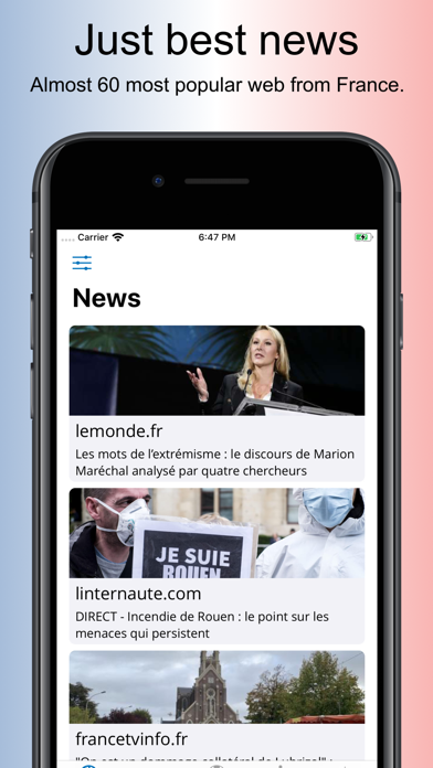 Screenshot 1 of News fr App
