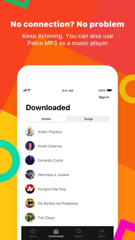 Game screenshot Palco MP3: Music and podcasts hack