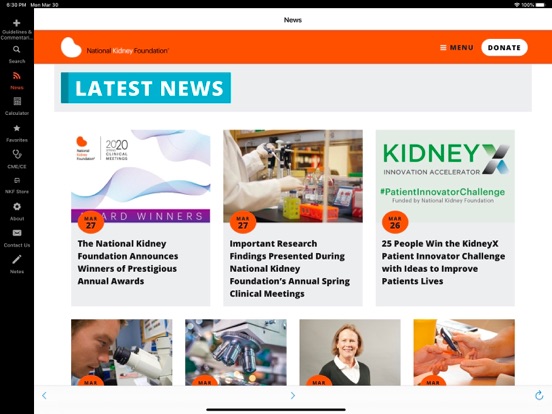 NKF KDOQI iPad screenshot 6 - Medical app
