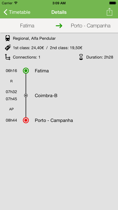 Comboios Screenshot
