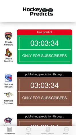 Game screenshot HockeyPredicts hack