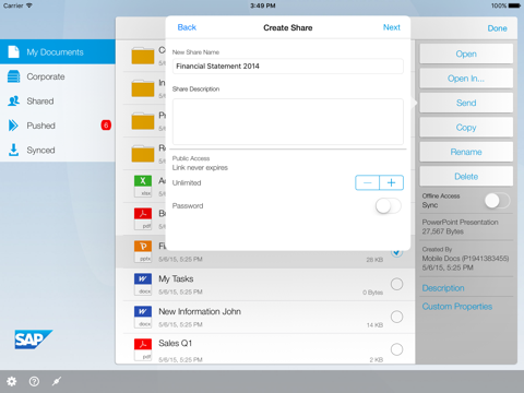 SAP Document Center screenshot 2