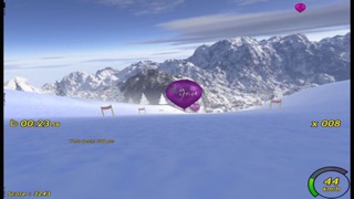 snow ski gameのおすすめ画像2