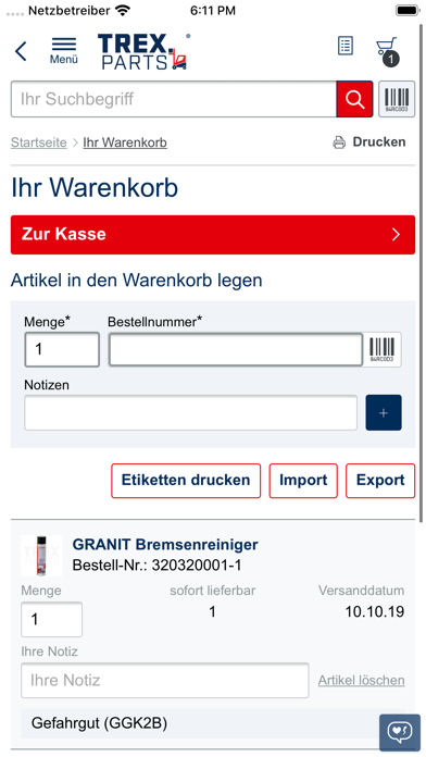 App screenshot