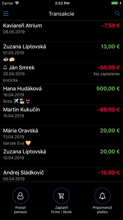 Tatra banka VIAMO screenshot-3