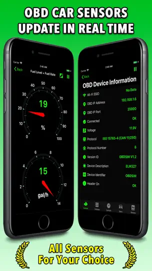 Capture d'écran de OBD For Jeep sur iPhone 5