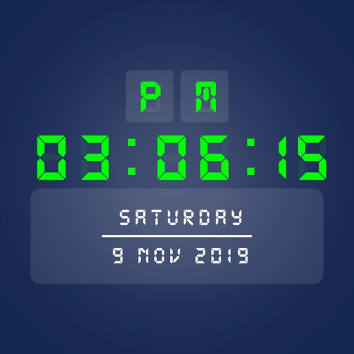 Big Digital Clock Display iPhone & iPad Game Reviews