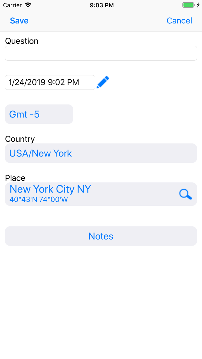 Astrology Horary Chart