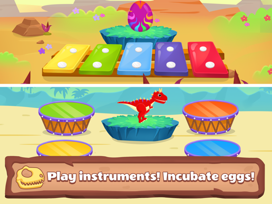 Dinosaur Puzzle Games iPad screenshot