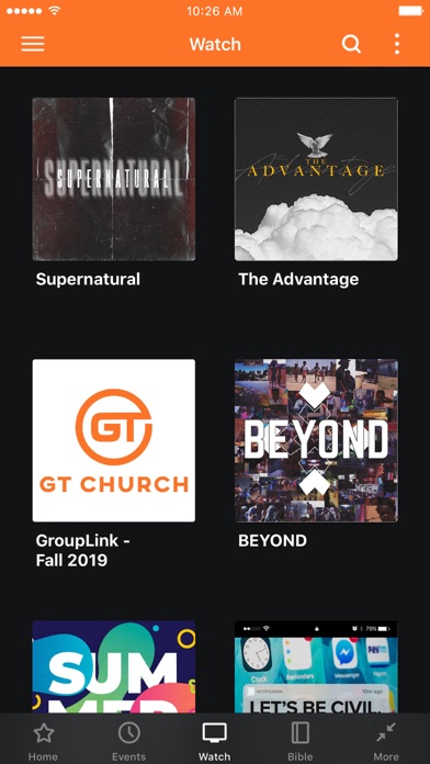 GT Church App Screenshot