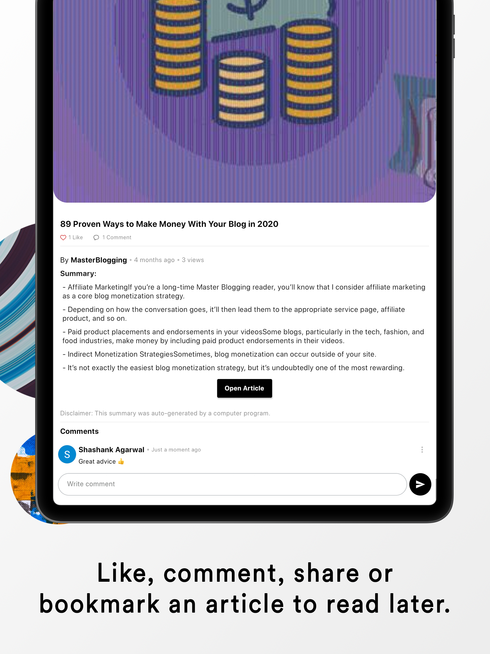 Pipfeed: Personal reading app screenshot 10