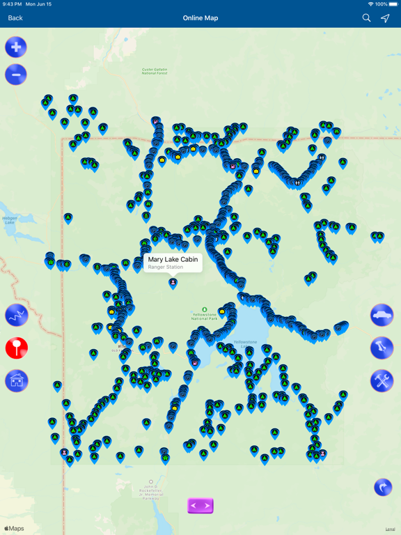 Screenshot #5 pour Yellowstone National Park Map!