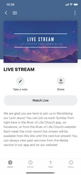 Game screenshot The River of Life Church App hack