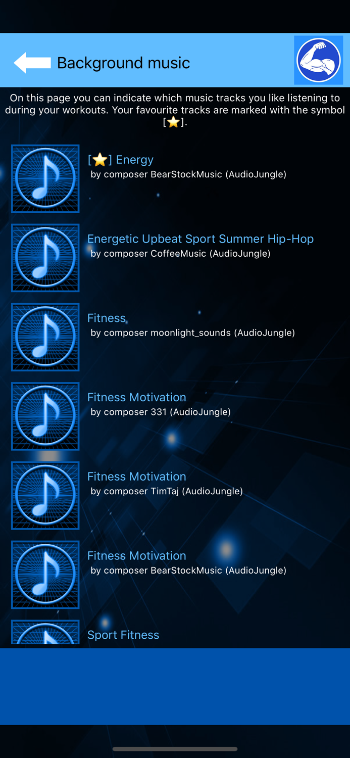 Arm Workout at Home with music