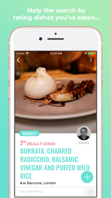 Eaten - The Food Rating App Screenshot