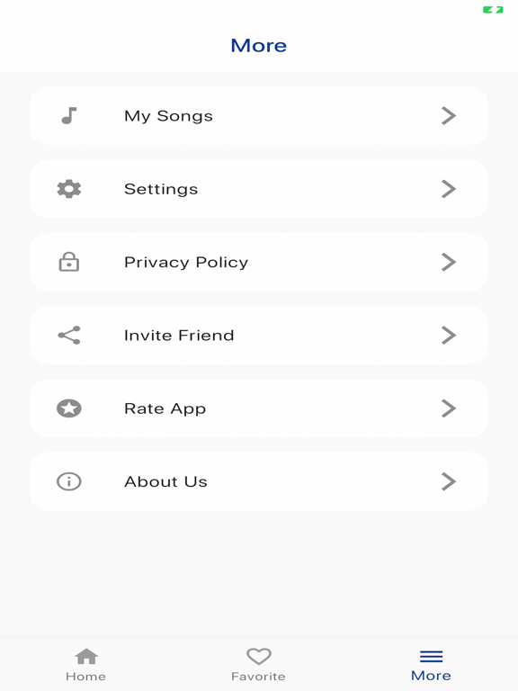 App screenshot