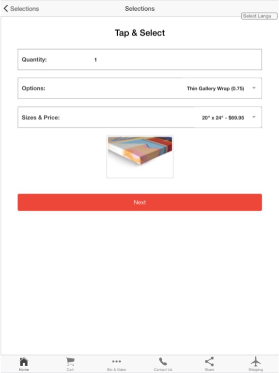 iPhotoCanvas iPad screenshot 4 - Photo & Video app