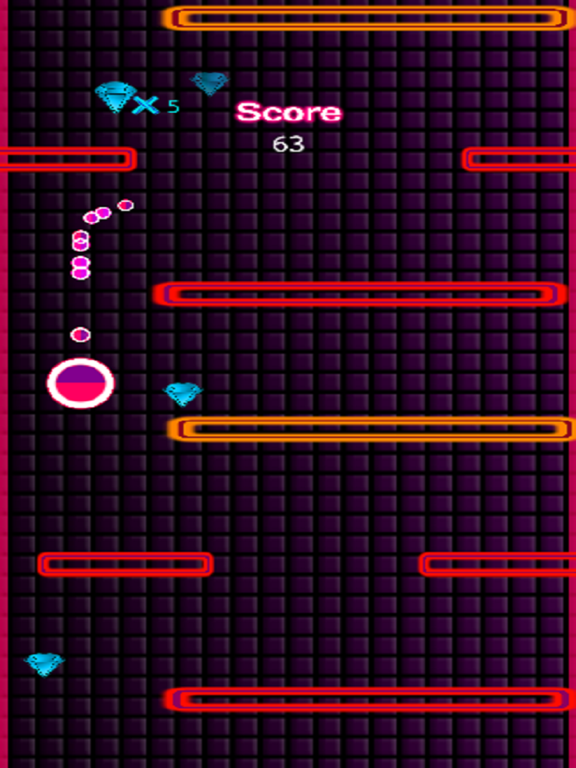 Screenshot #5 pour Pink Glow Fall Down