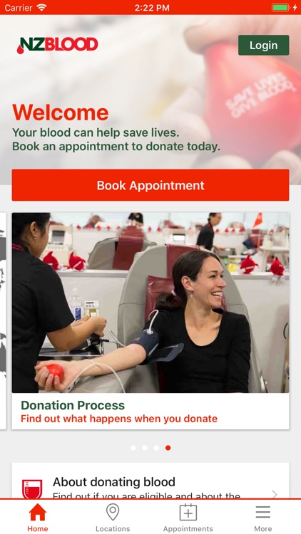 NZ Blood Service Donor App screenshot-0