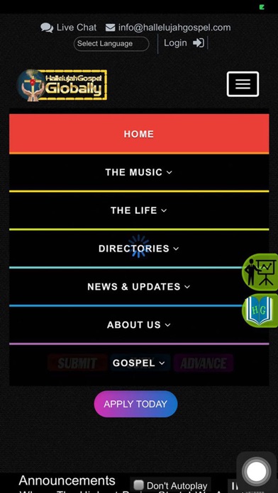 Screenshot #2 pour Hallelujah Gospel Globally