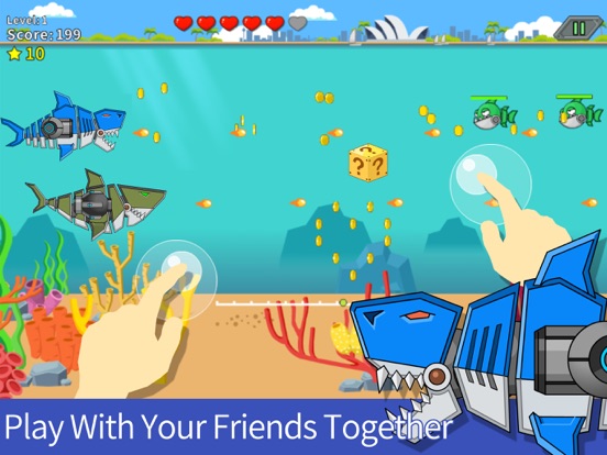 Screenshot #5 pour Robot Gun Shark Double Attack