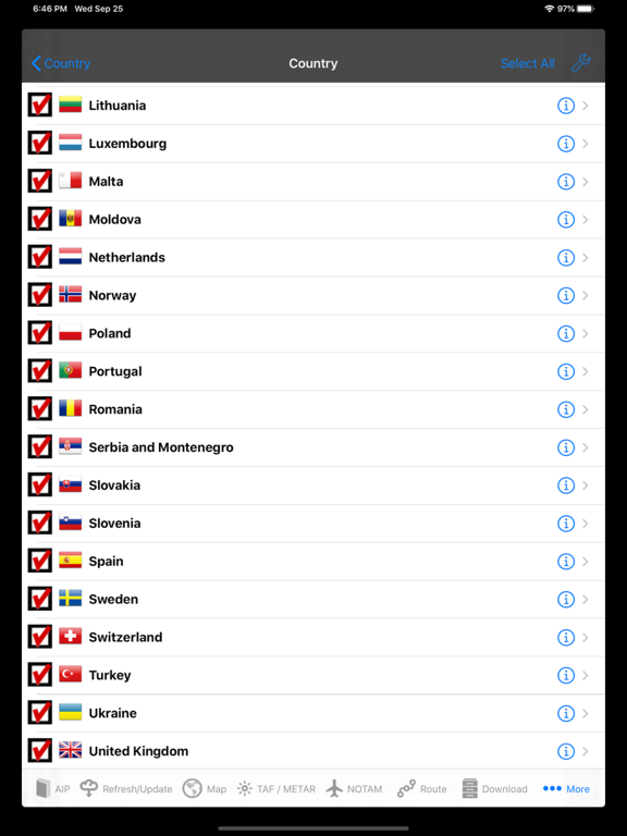 Screenshot #4 pour European iAIP
